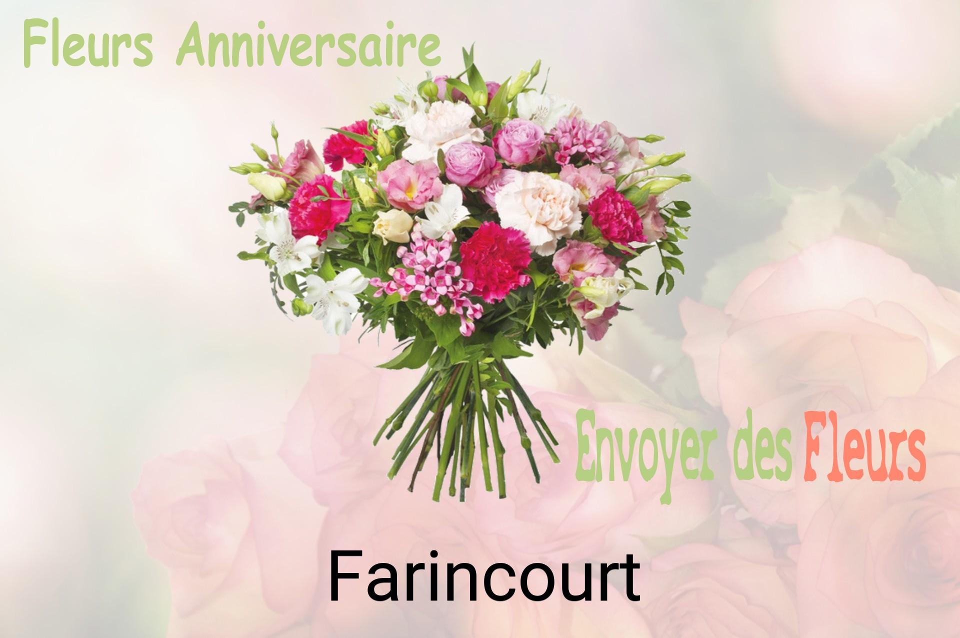 Bouquet de fleurs d’anniversaire livré à Farincourt