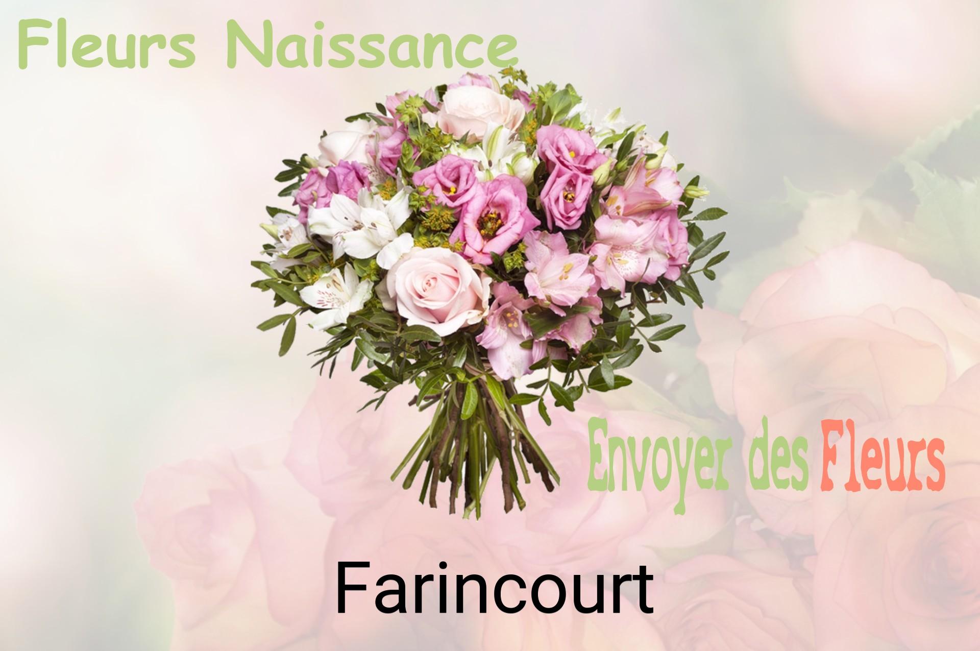 Bouquet de fleurs de naissance livré à Farincourt